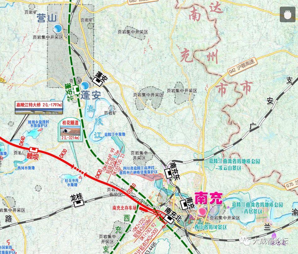 最新高铁线路图